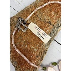 NEUE Lilly Pulitzer x Peyote Vogel Sterling Silber Perlmutt Halskette J193 Bild 4