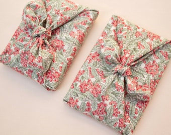 Furoshiki Wrapping, Reusable Fabric Gift Wrapping, Zero Waste Gift Wrapping, Christmas gift Wrapping, Handmade in UK
