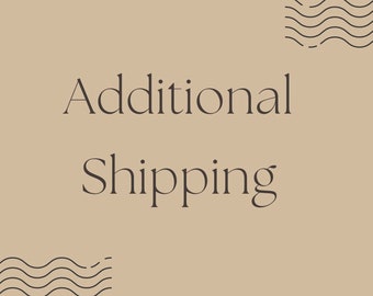 Additional shipping for UK only