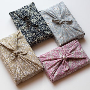 Furoshiki Wrapping, Reusable Fabric Gift Wrapping, Zero Waste Gift Wrapping, Birthday Day Gift Wrapping, Christmas gift wrapping image 1