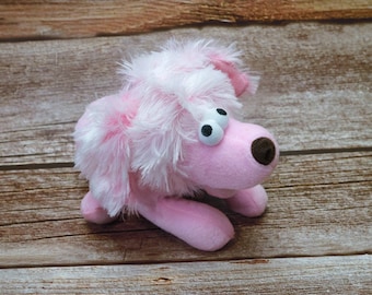 Pink small dog toys, Stuffed squeaker pet toys cuddly toys for pets puppy play toys