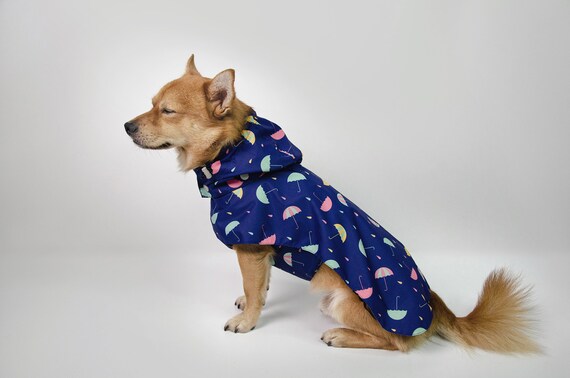 Manteau Imperméable Imperméable Pour Grands Chiens, 1 Pièce, Bandes  Réfléchissantes À La Mode, Vêtements Design Pour