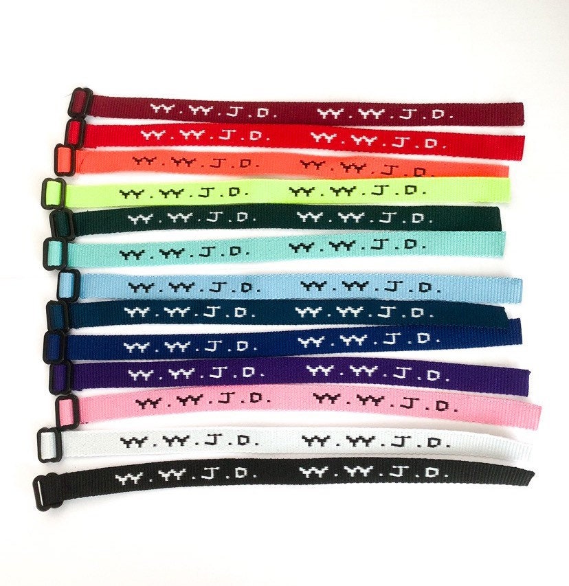 WWJD Bracelet *NEW COLORS