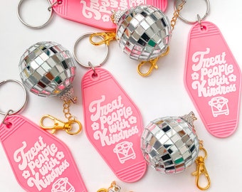 Disco ball keychain