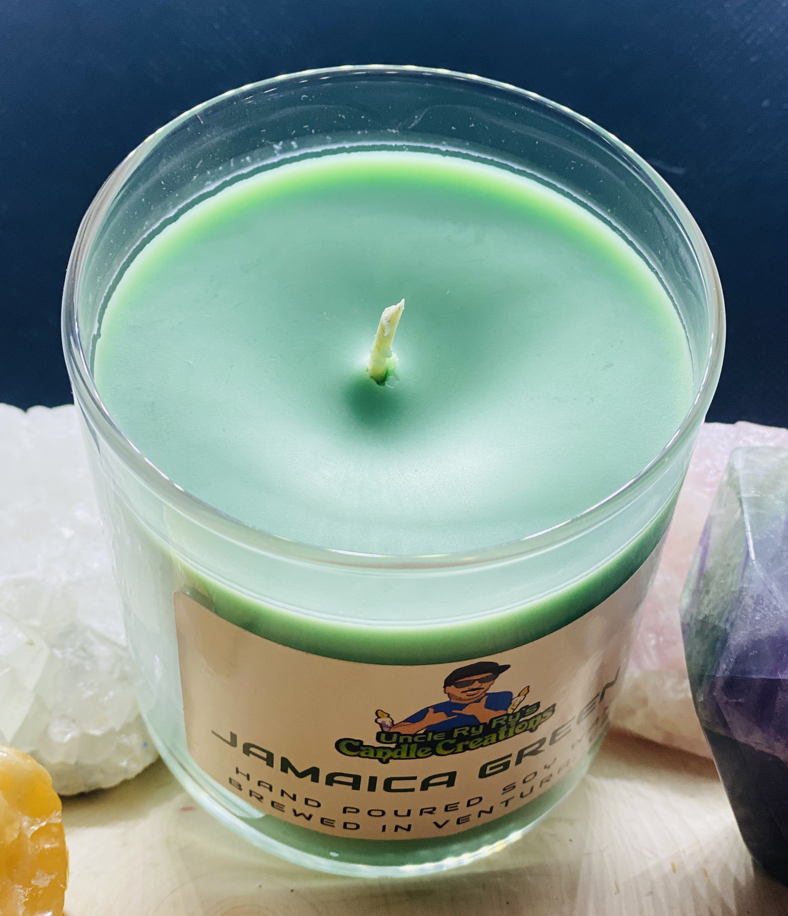 Jamaica Green Soy Candle Soy Candle Scented Candle Natural Etsy