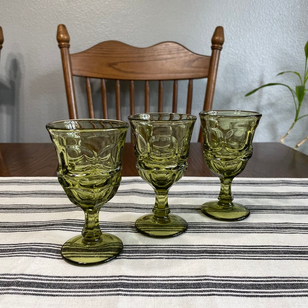 Green Fostoria Etsy