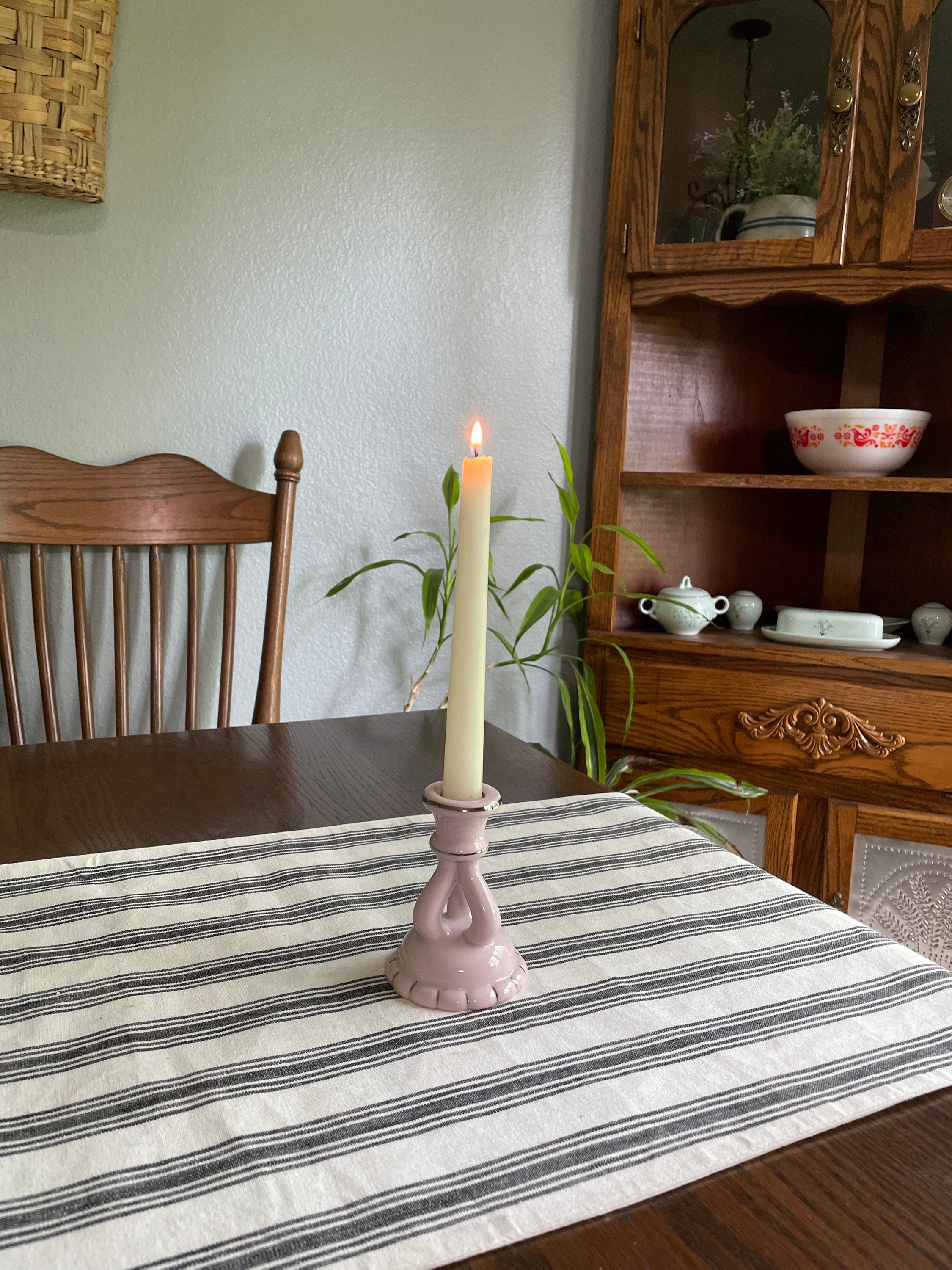 Mid Century Candle Holder. Made in Japan Candle Holder . Pink Etsy UK
