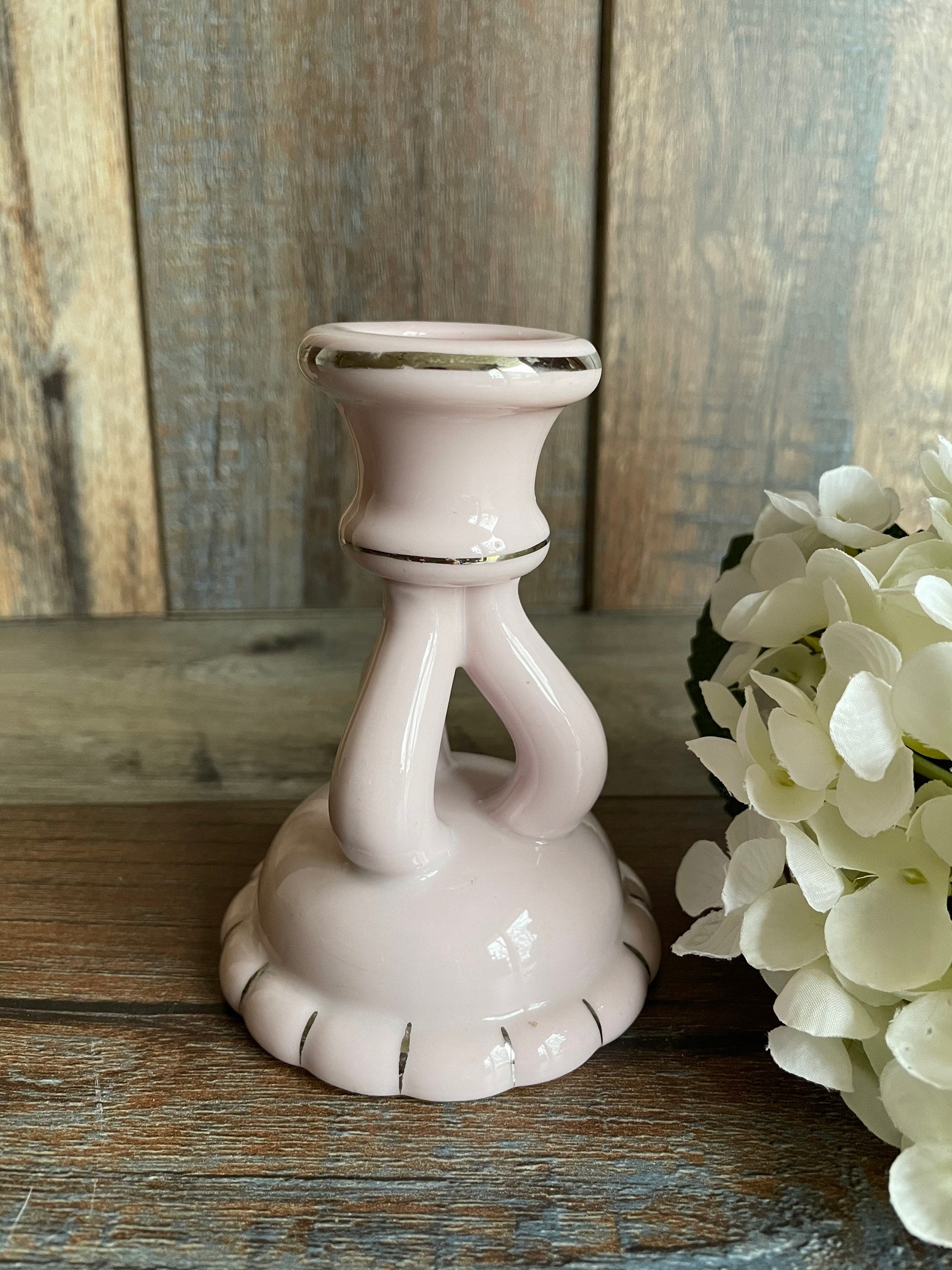 Mid Century Candle Holder. Made in Japan Candle Holder . Pink Etsy