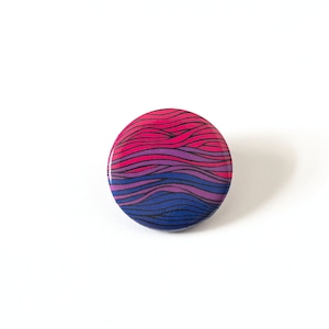 Subtle bisexual pinback button - Bisexual flag pin - Pins for backpacks - Lgbtq pins - Pride pin badge