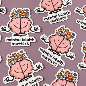 Positive fridge magnet set Mental Health car magnet pack Motivational positive magnets Cute fridge magnets image 7