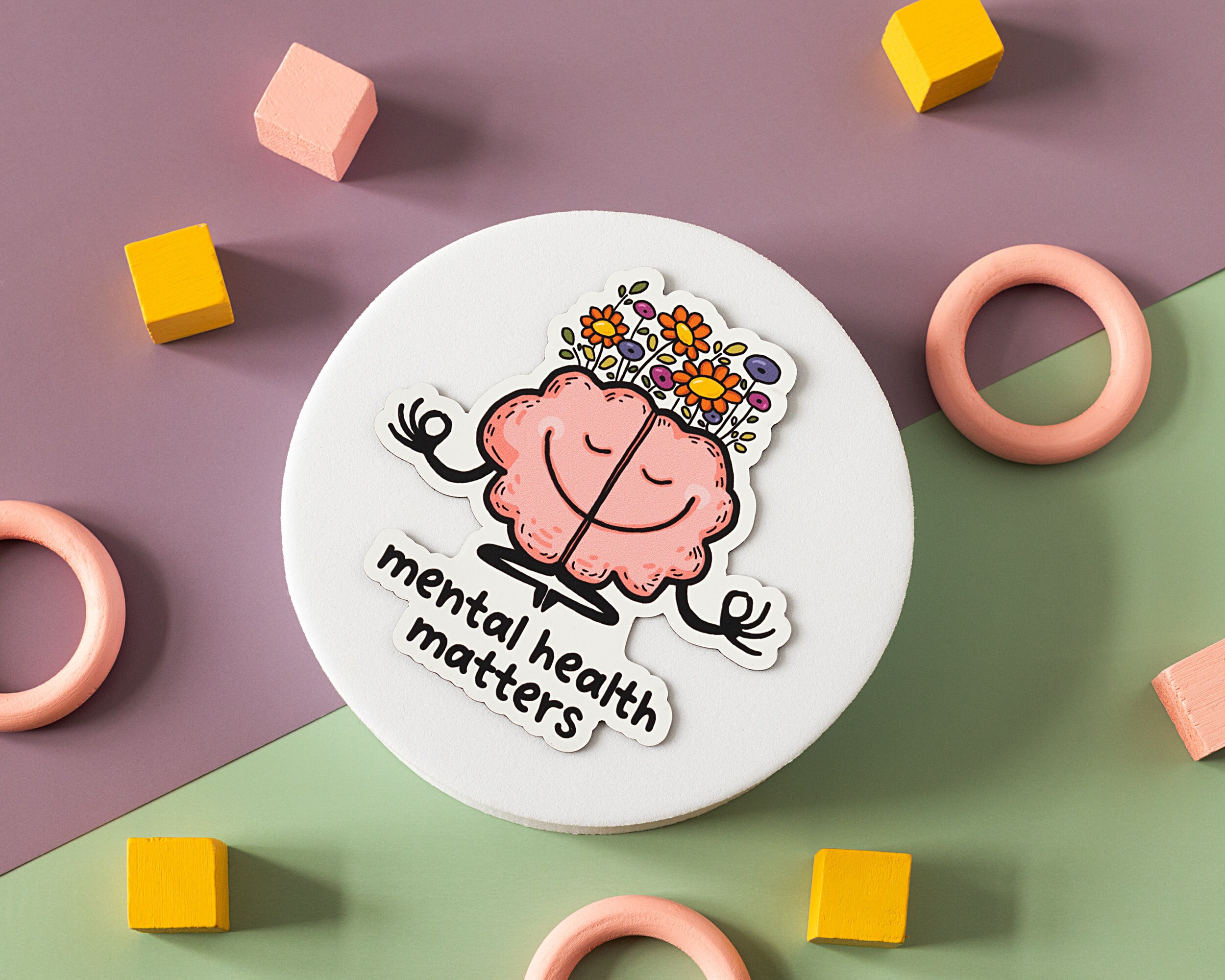 Pcn Sticker Mental Health Awareness Sticker Set | Inspirational Vinyl Stickers ...