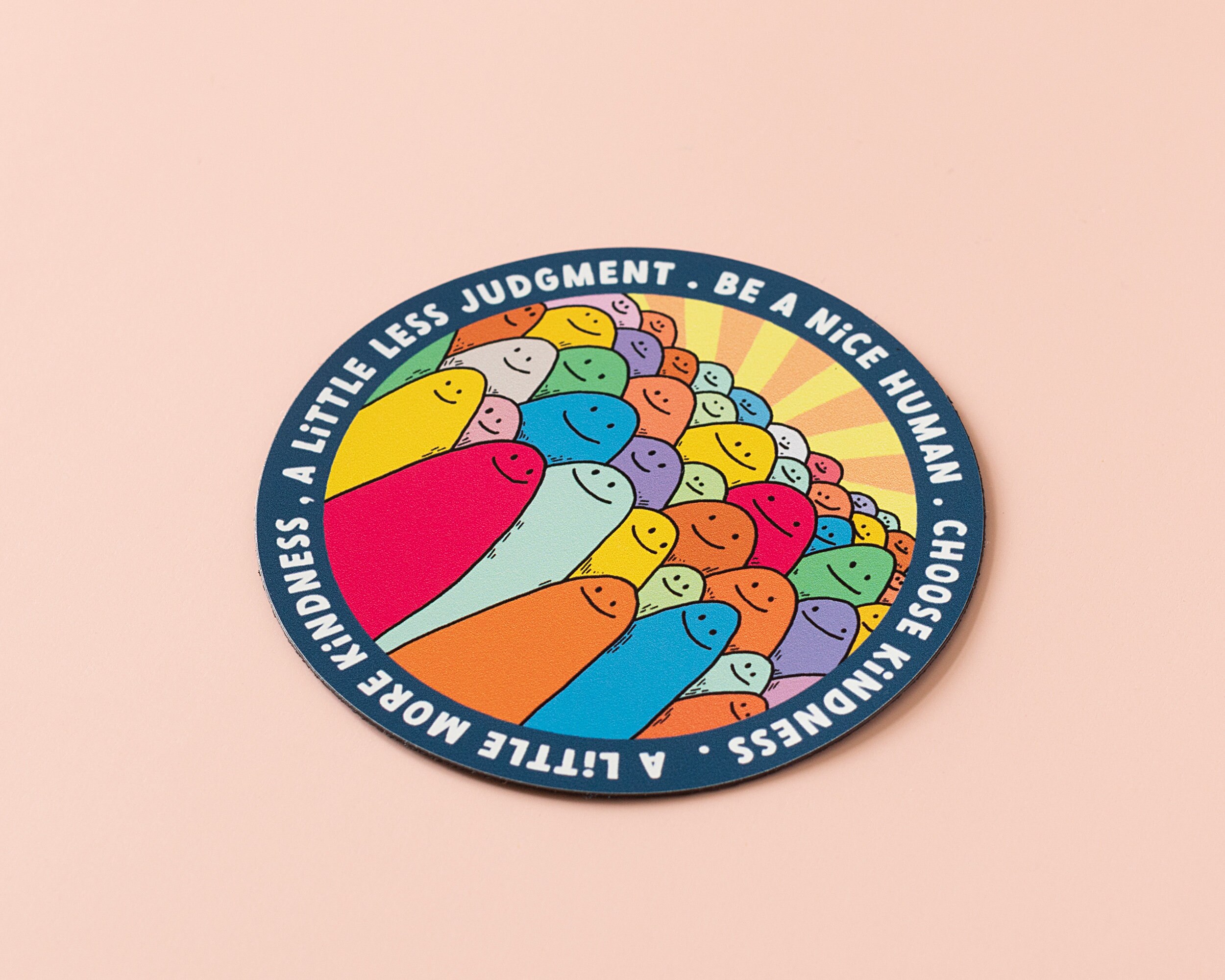 Be a Nice Human Vinyl Sticker | Choose Kindness Sticker | Motivational ...