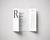 Gatefold Wedding Invitation Canva Template, Minimal Invitation Template, Modern Invite Suite, Elegant Online Rsvp, Details Card