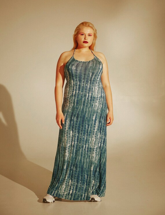 Tie dye maxi dress Buffalo London Vintage from 20… - image 2