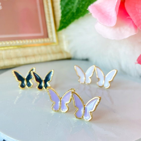 Etsy butterfly deals earrings