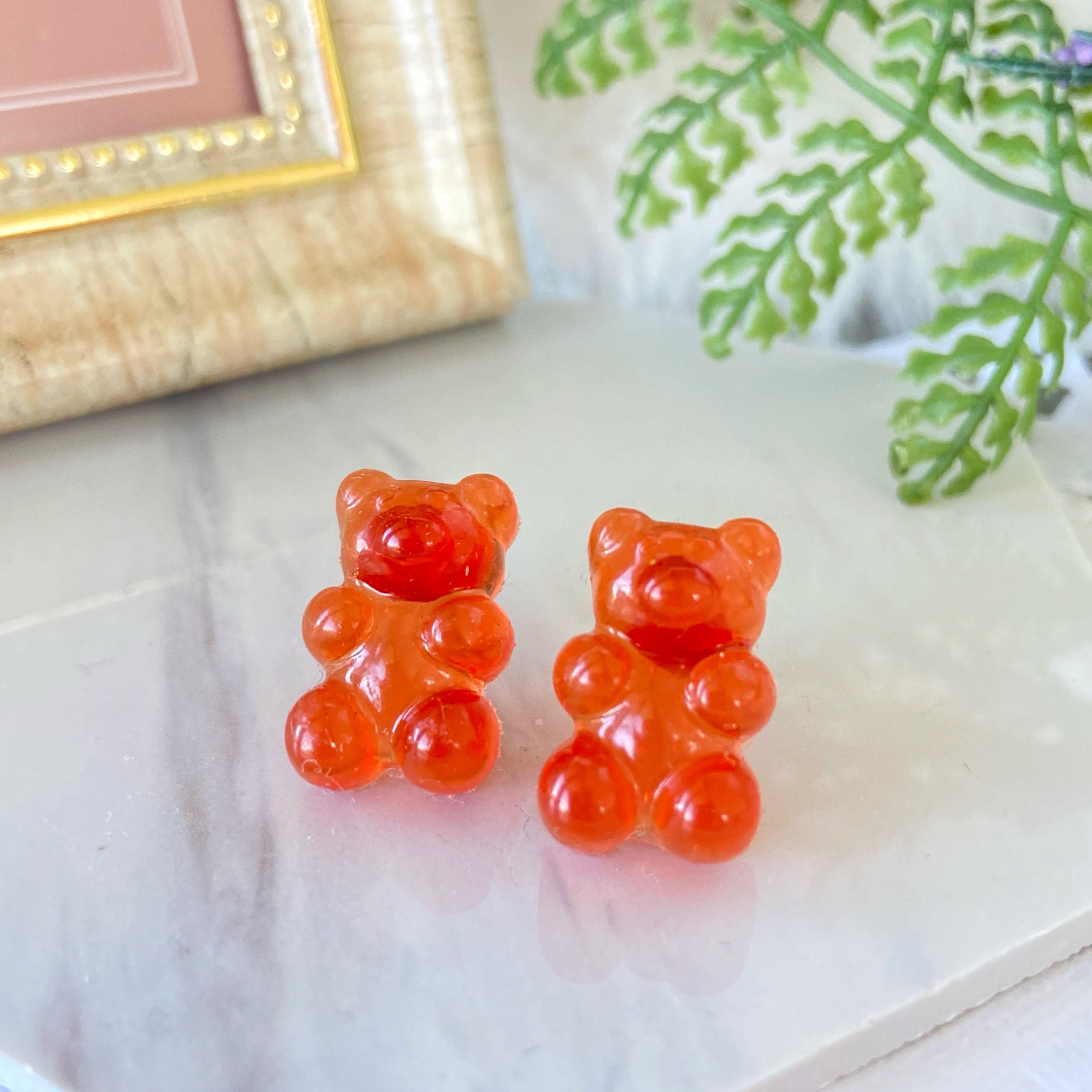 Gummy Bear Stud Earrings Gummy Bear Earrings Candy Bear Etsy Australia