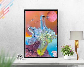 Moebius - Cristaux Poster