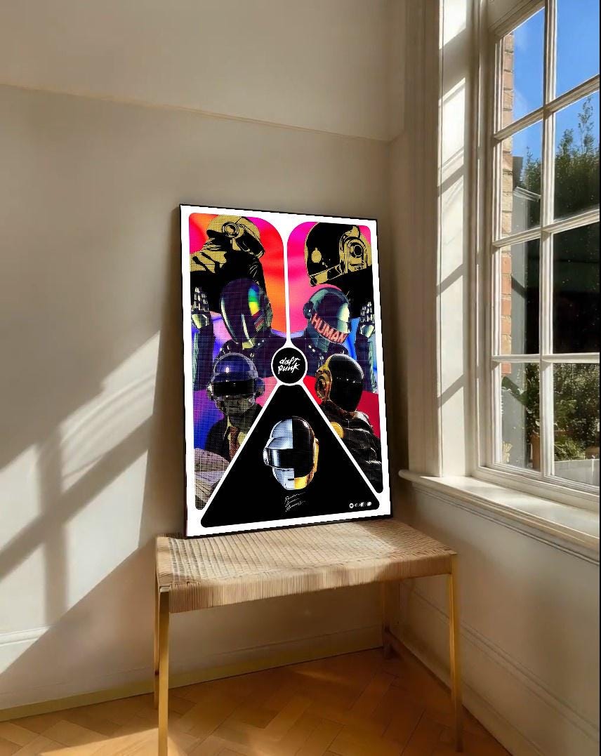 Daft punk poster - Etsy 日本