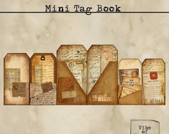Mini Tag Book for Junk Journals