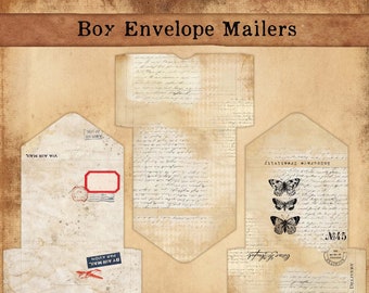 Box Envelope Mailers for your Pen Pals and Happy Mail.  Mailer Envelopes, Box Envelopes.