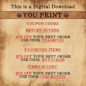 Vintage Journal Box Cover, Printable Mini Journal (Digital Download) image 2