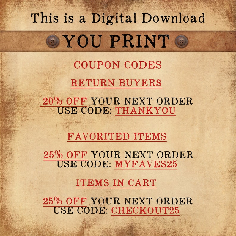 Vintage Journal Box Cover, Printable Mini Journal (Digital Download) image 2