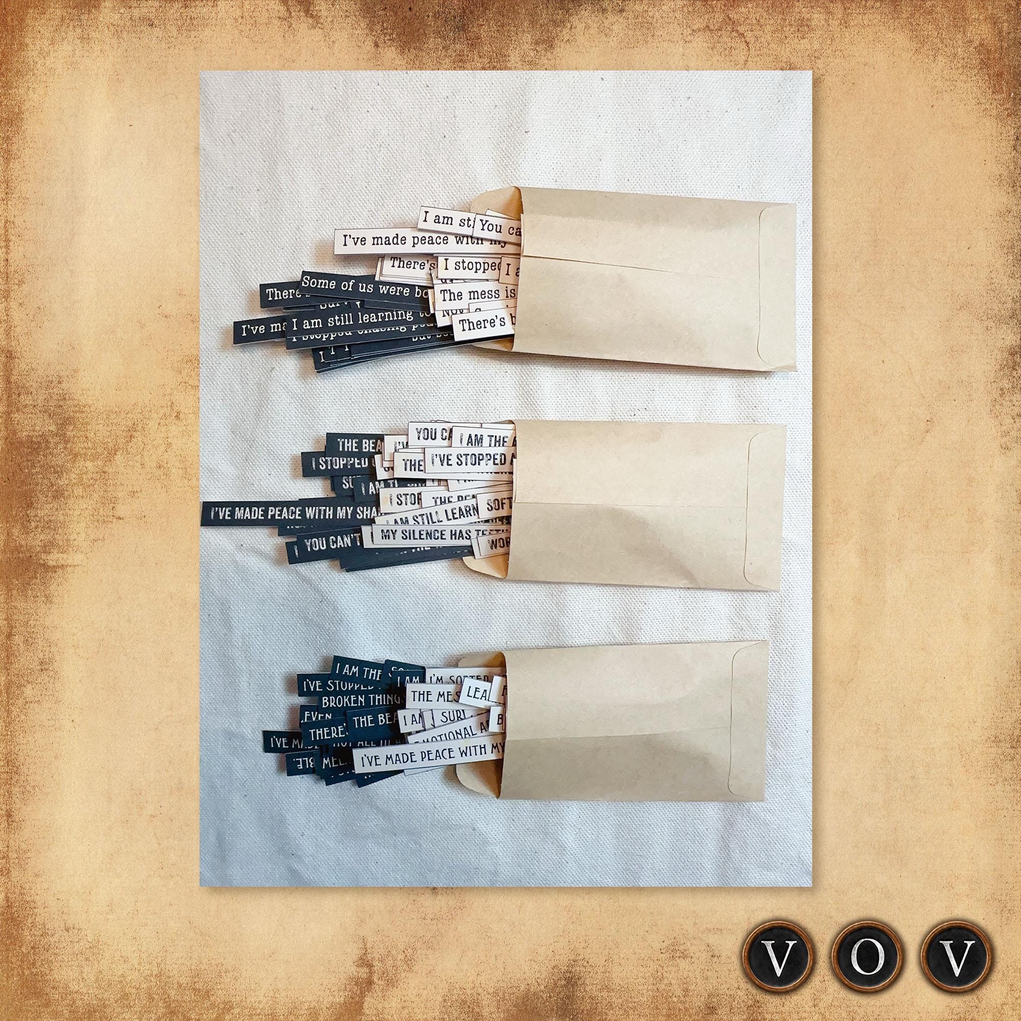 Soul Labels Soul Strips No. 2 Quote Labels | Vintage Quote Strips | Junk Journal ...