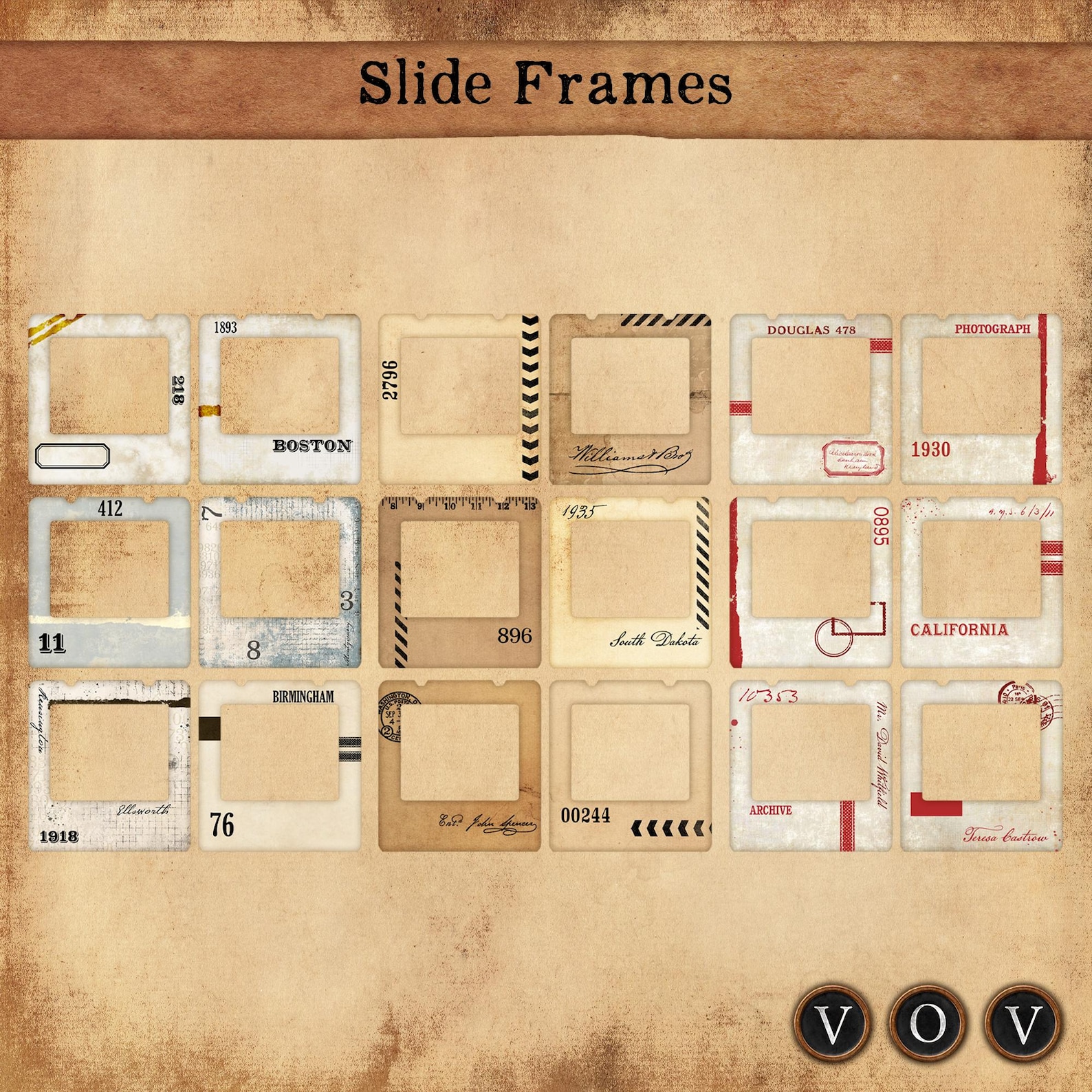 Slide Frames, Photo & Specimen Slides, Vintage Slides, Vintage Junk ...