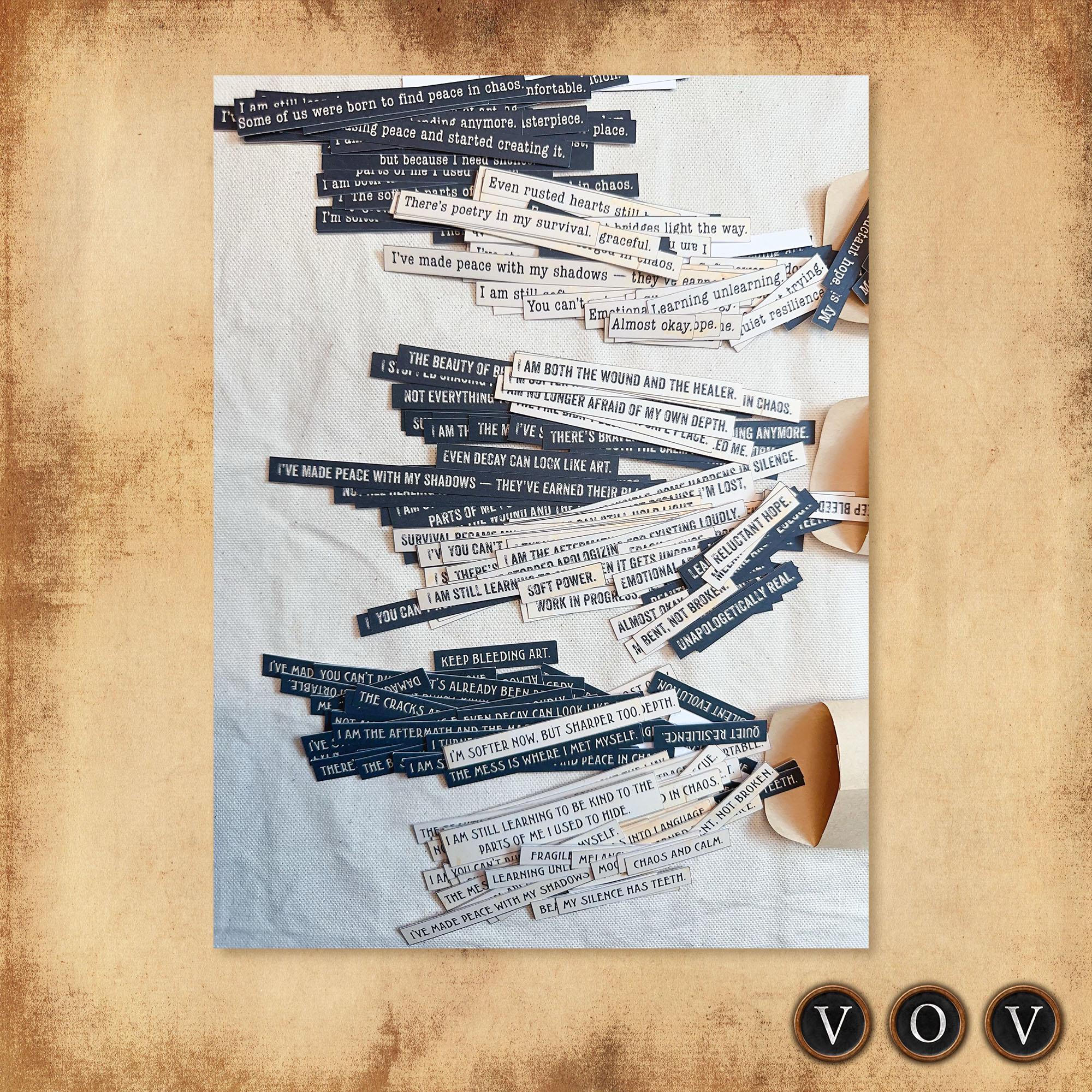 Soul Labels Soul Strips No. 2 Quote Labels | Vintage Quote Strips | Junk Journal ...