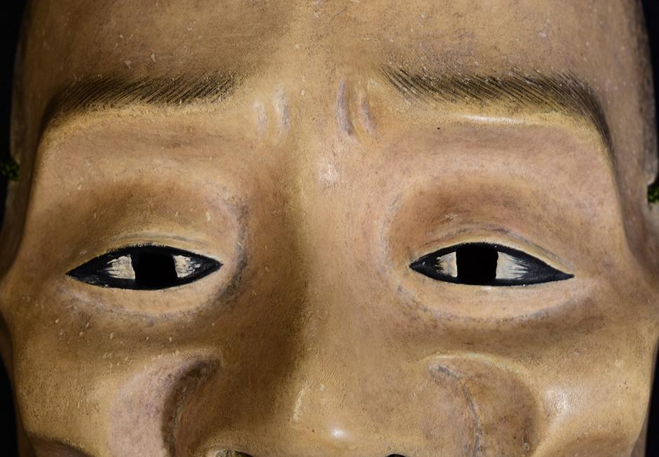 19世紀、明治時代の日本のアンティーク木製能面 - Etsy 日本