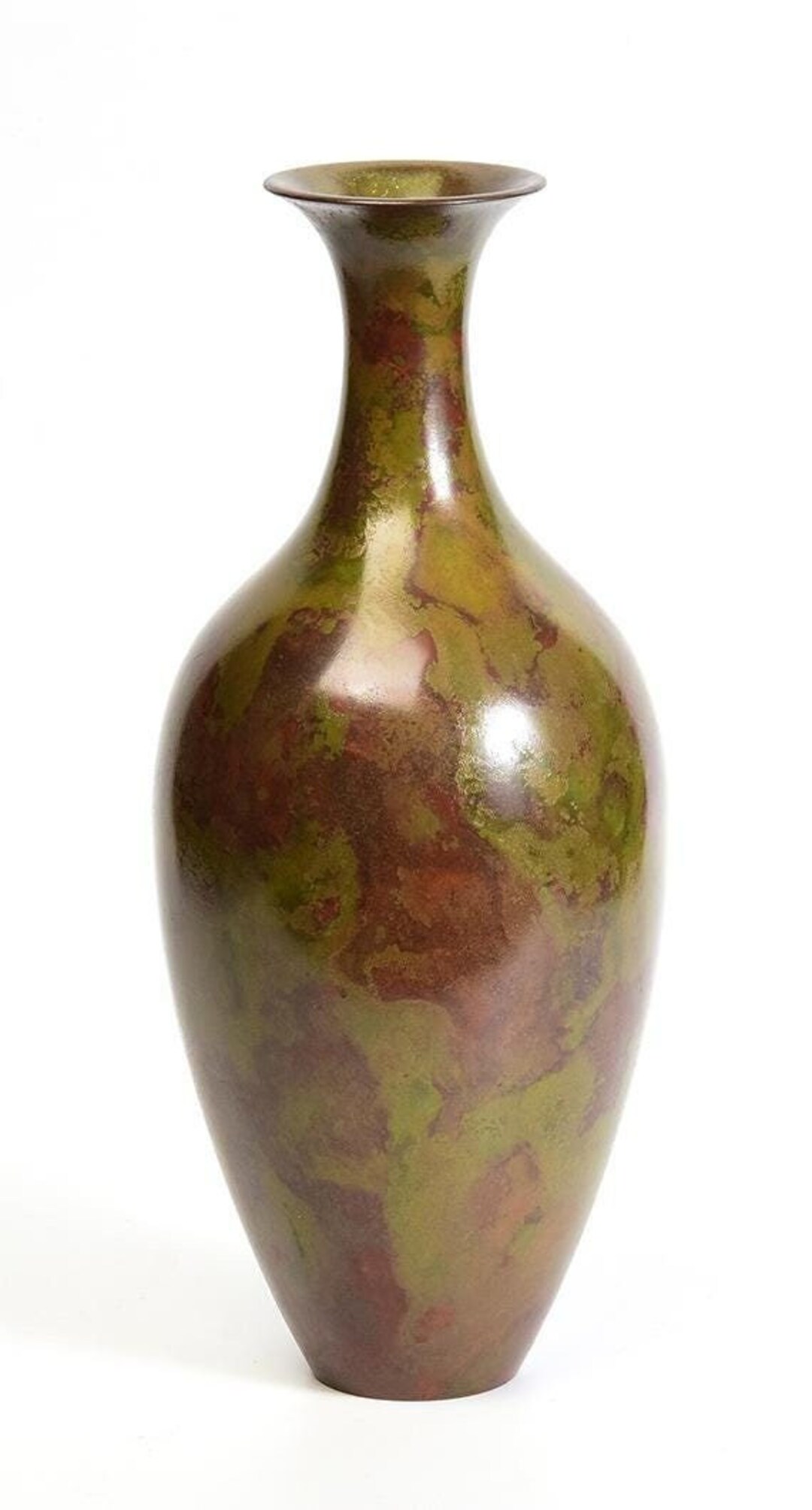 青銅花瓶　宏来造作 20 世紀初頭、昭和、日本の青銅製花瓶、作者サイン入り - Etsy 日本