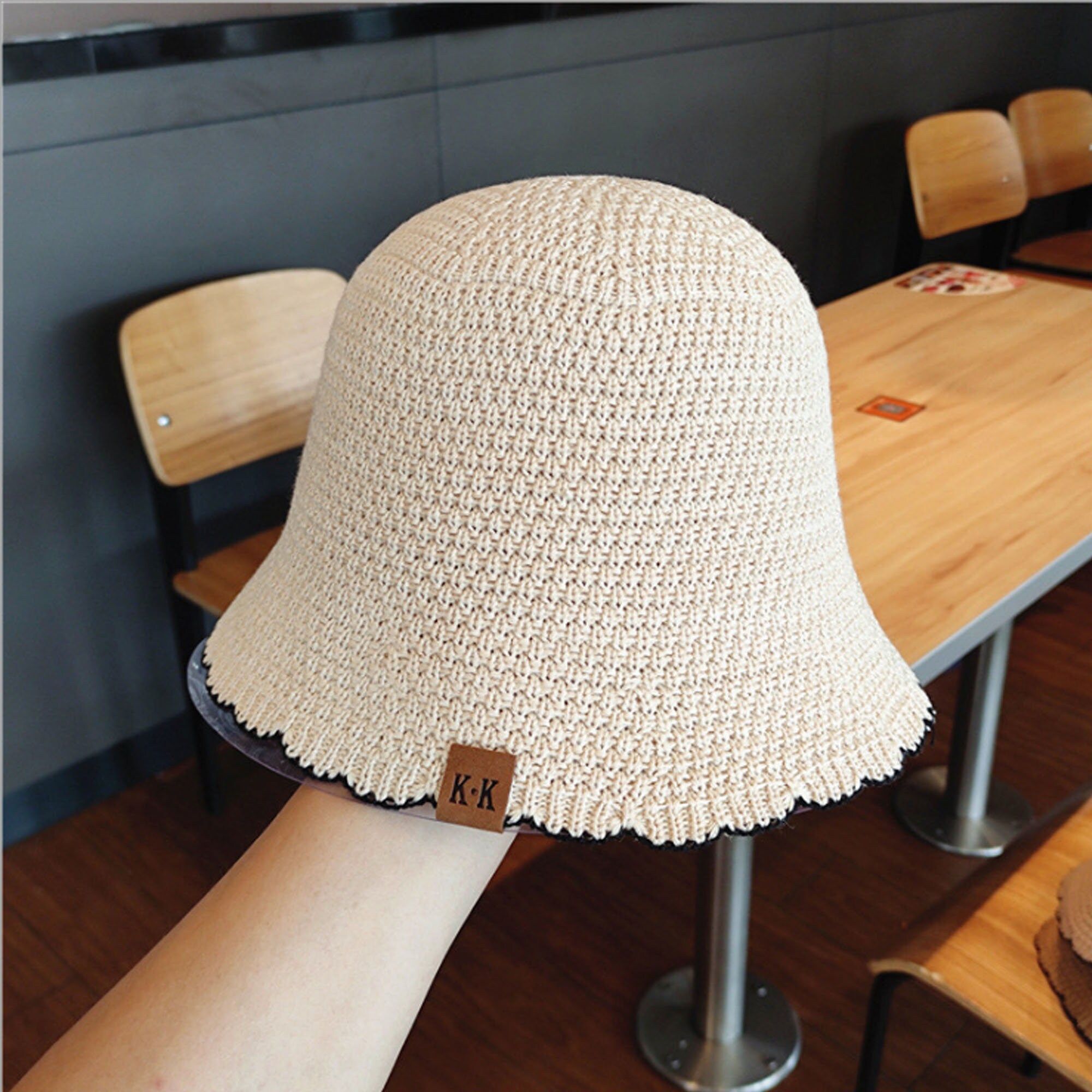 UNISEX Woven Straw Bucket Hat woven headwear cloche hat Etsy