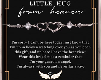 Little Hug From Heaven Gift, Christmas Gift. Gift From Heaven, Keepsake Grief Gift From Heaven Sympathy Condolence Gift. Jewelry Gift