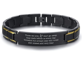 Those We Love Memorial Bracelet. Sympathy Gift, Bereavement Gift, Family Loss, Memorial Gift. Memory Loss of Dad Mom Brother Friends