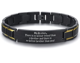 Pulseira para irmão. Presente para irmão. Presentes para irmão. Presente da irmã para irmão. Aniversário do irmão. Presente de Natal para irmão. Presente personalizado.