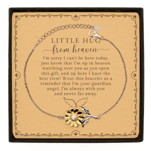 Regalo pequeño abrazo del cielo. Pulsera de Plata de Ley 925. Regalo del cielo, regalo de recuerdo del cielo, regalo de condolencia. Remembranza