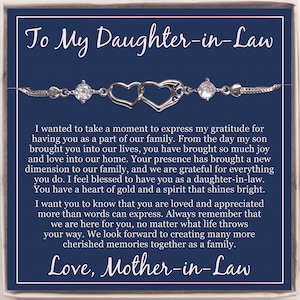 Regalo para nuera. Pulsera de plata para mi nuera. Regalos de la suegra. Regalo extra para la hija. Cumpleaños, Navidad, boda.