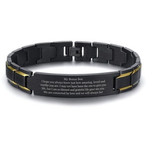 Bonus Son Gift. Gift for Stepson. Gift from StepMom. Bonus Son Christmas Gift. Wedding Gift. Birthday gift for stepson.