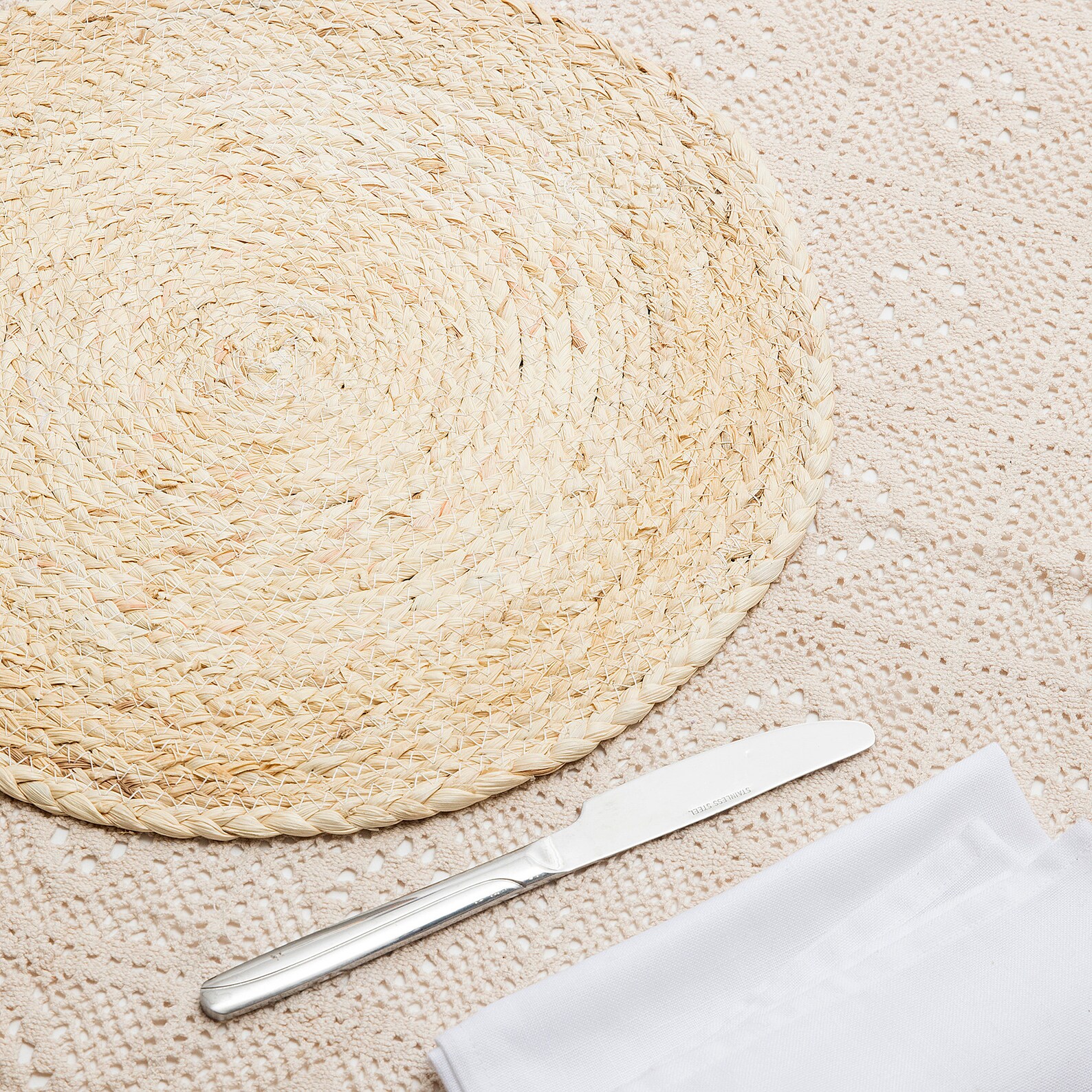 15inch 4PCS Natural Corn Husk Placemat Round Braided Handmade Etsy