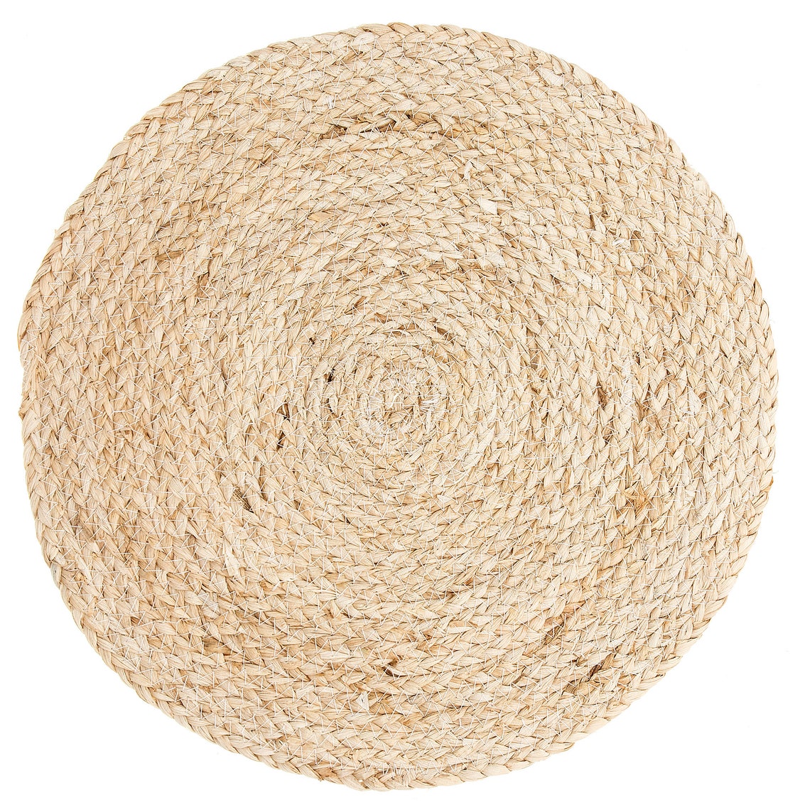 15inch 2PCS Natural Corn Husk Placemat Round Braided Handmade Etsy