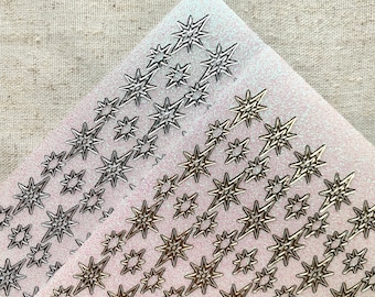 Estrellas del Norte: Glitter Jelly / Bullet Journal, Polco Deco, linda pegatina de carga superior, pegatinas coreanas, diario
