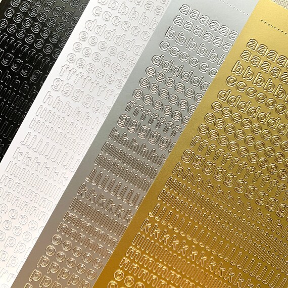 Modern 6mm Alphabet: Lowercase - Etsy