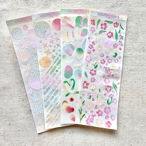 UchiiSprout Collab Limited Edition Bundle | Kawaii Deco Sticker Sheet Bullet Journal Polco Korean image 4