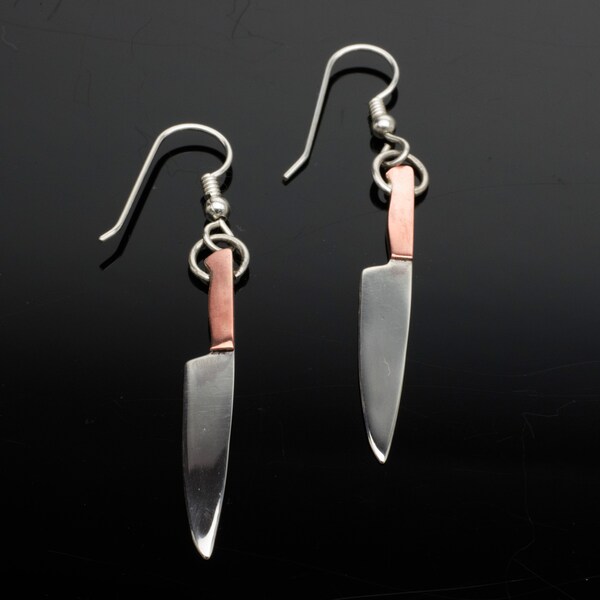 Knife Earrings Etsy