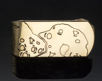 Asteroid Brass Money Clip
