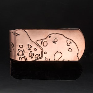 Asteroid Copper Money Clip