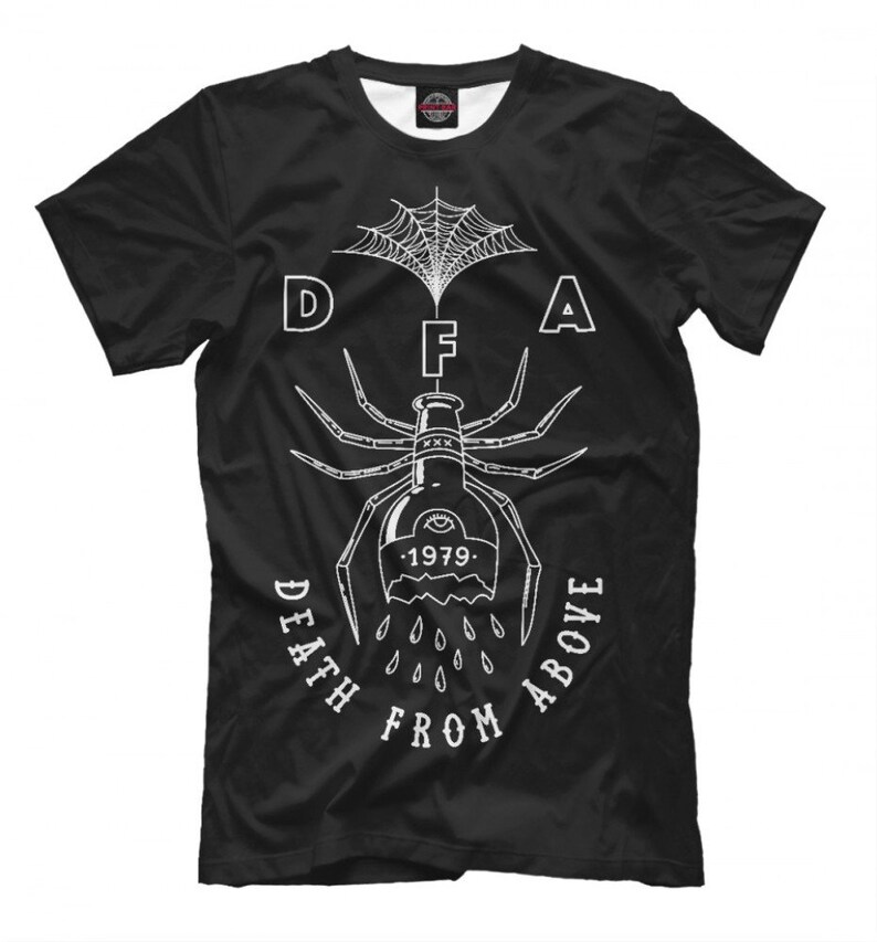 Men/'s Women/'s All Sizes Death from Above Graphic T-Shirt DFA 1979 Rock Tee