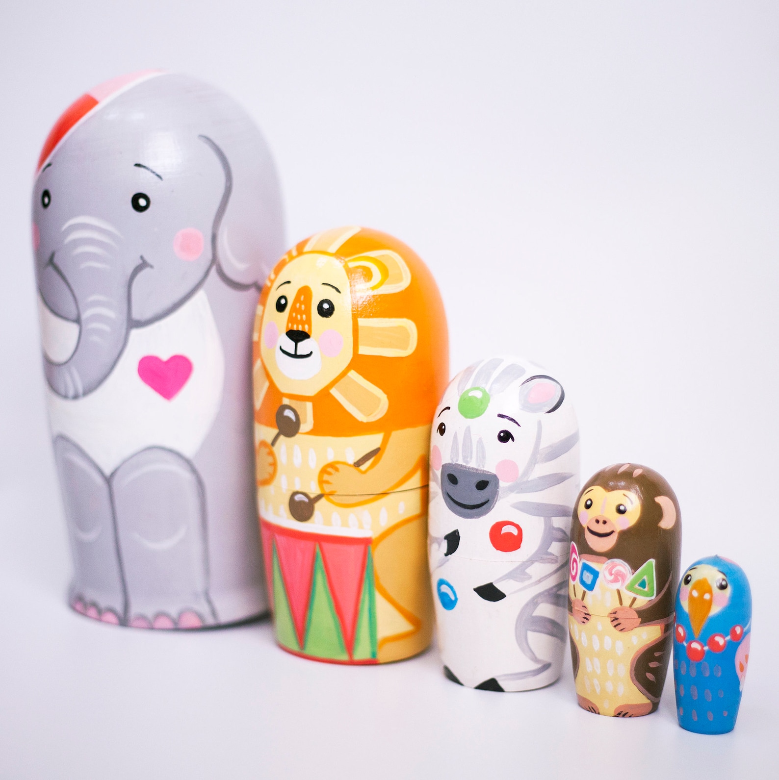 Zoo Nesting Dolls Animals nesting doll Nesting dolls for Etsy