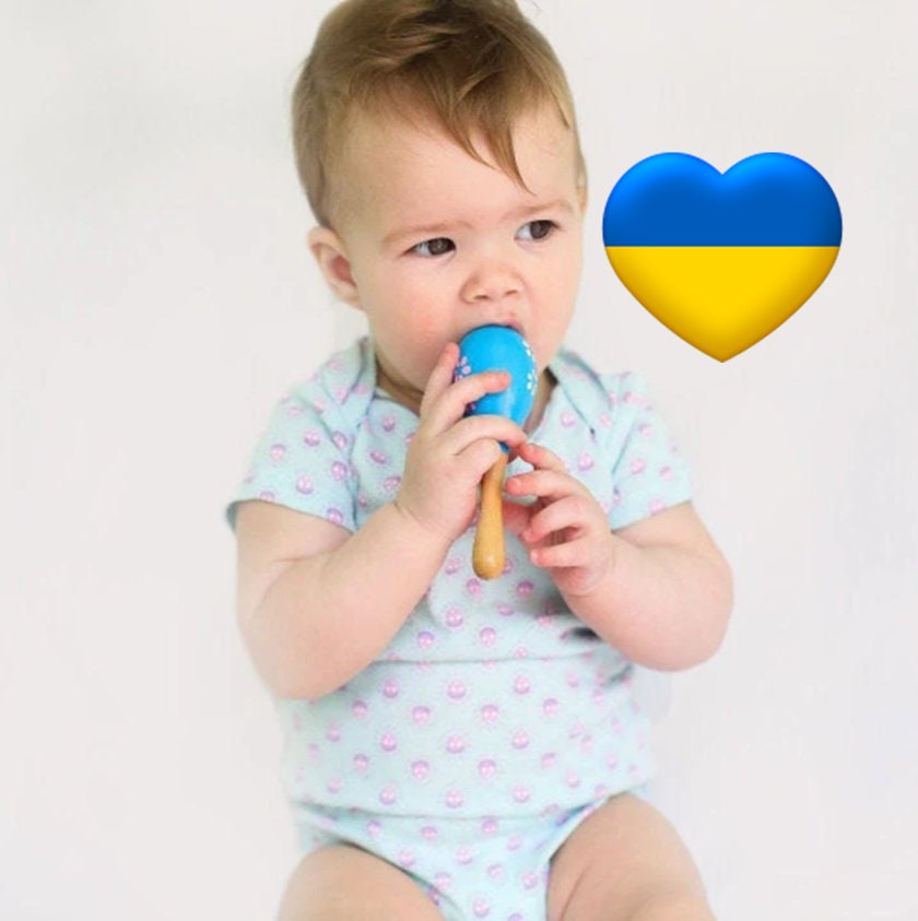 Blue Wooden Personalized Rattles for Baby Toddler Wooden Etsy Australia