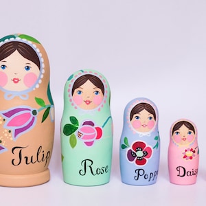 Traditional nesting dolls for kids Nesting dolls Handmade wooden toy Matryoshka Ukrainian toy Custom doll Stacking dolls Nesting dolls